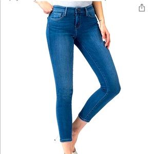 Flying Monkey Dylan Midrise Ankle Jean Medium Blue